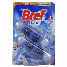 Bref WC Blue Active 2X50 gr. Premium higiene.
