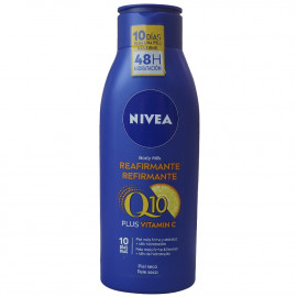 Nivea Q10 body milk 400 ml. Reafirmante piel extra seca.