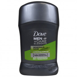 Dove desodorante stick 40 ml. Men minerals sage.