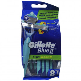 Gillette Blue II plus maquinilla 8 u. Slalom.