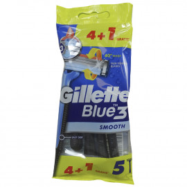 Gillette Blue III maquinilla de afeitar 4+1 u. Smooth.