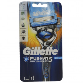 Gillette Fusion 5 proshield flexball maquinilla 5 hojas 1 u. Chill.
