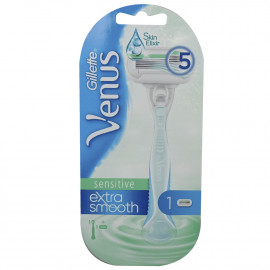 Gillette Venus Extra Smooth razor 5 blades 1 u. Sensitive.