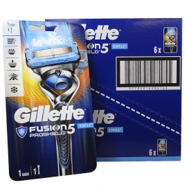 Gillette Fusion 5 proshield flexball maquinilla 5 hojas 1 u. Chill minibox.