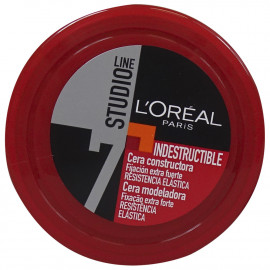 L'Oréal Studio Line cera fijadora para el pelo 75 ml. Indestructible.