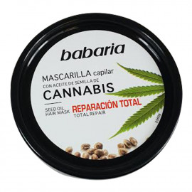 Babaria mascarilla capilar 200 ml. Aceite de semillas de cannabis cabello seco.