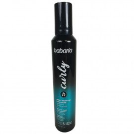 Babaria Curly mousse 250 ml. Rizos definidos.