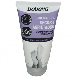 Babaria foot cream 150 ml. Dry, cracked skin with aloe vera.
