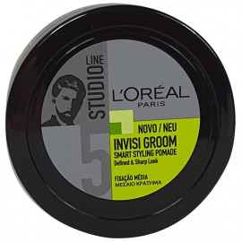 L'Oréal studio line pasta fijadora para el pelo 75 ml. Invisi groom.
