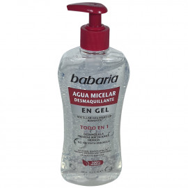 Babaria make-up remover micellar gel 400 ml. All in one.