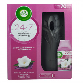Air Wick air freshener Fresh Matic + refill Smooth Satin & Moon Lilly.