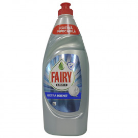 Fairy lavavajillas líquido 650 ml. Extra higiene.