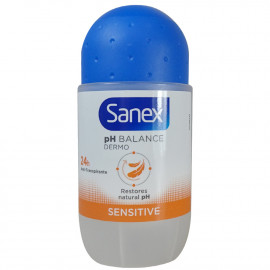 Sanex desodorante roll-on 50 ml. Dermo sensitive (lactoserum)