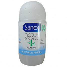 Sanex desodorante roll-on 50 ml. Natur protect invisible fresh bambú.