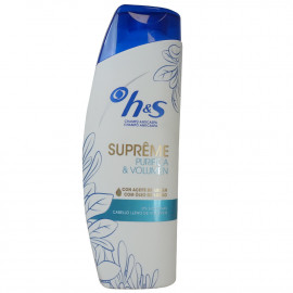 H&S champú 300 ml. Anticaspa suprême purifica y volumen.