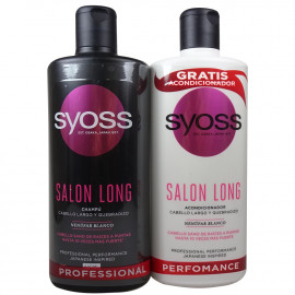 Syoss shampoo 440 ml. + conditioner 440 ml. Salon long.