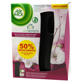 Air Wick Air freshener Fresh Matic + refill Smooth Satin & Moon Lilly.