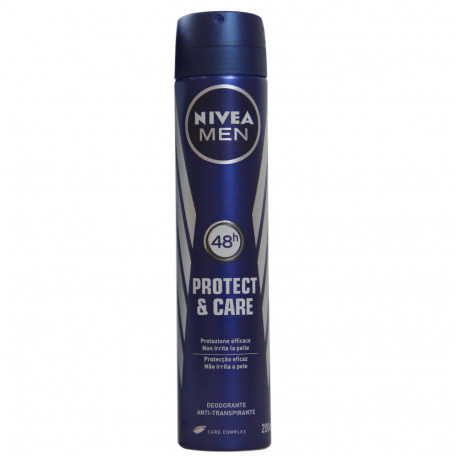 Et bestemt Sved Resonate Nivea deodorant spray 200 ml. Men Protect & Care. - Tarraco Import Export