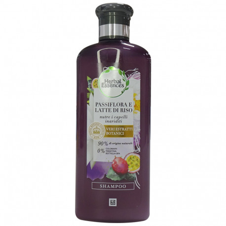 Herbal esscences shampoo 250 ml. Passiflora and rice milk.