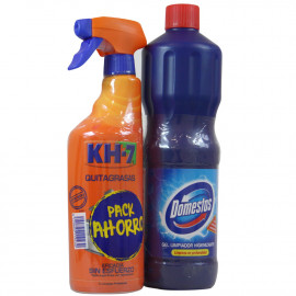 KH-7 Grease remover 750 ml. + Domestos 1250 ml.