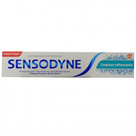 Sensodyne pasta de dientes 75 ml. Limpieza y frescura.