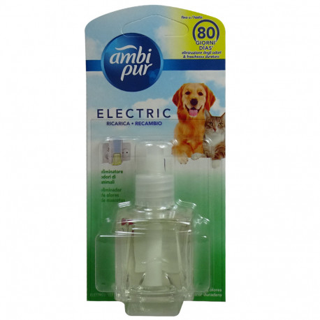 Ambipur electric refill 21,5 ml. Mascotas.