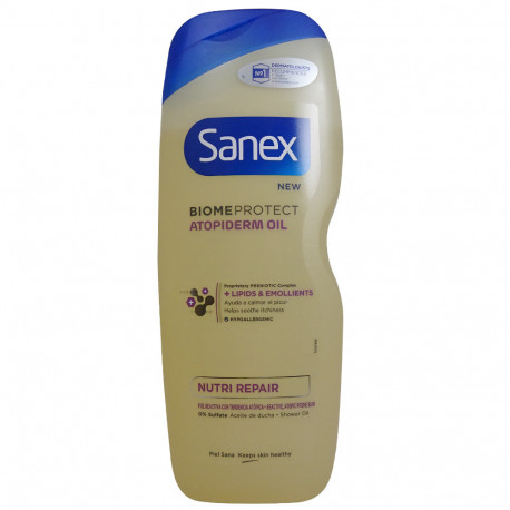 Sanex shower oil 600 ml. Atopiderm nutri repair.