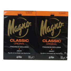 Magno bar soap 2X100 gr. Classic original.