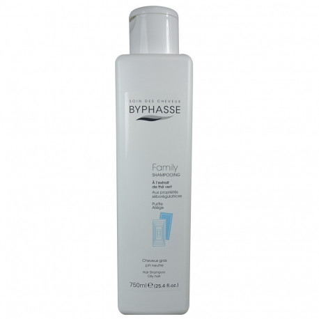 Byphasse family champú 750 ml. Tea extract greasy hair.