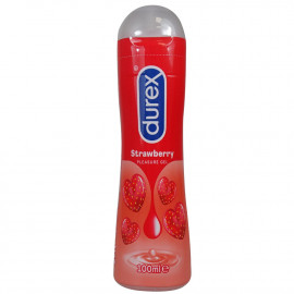 Durex gel 100 ml. Pleasure strawberry minibox.