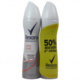 Rexona deodorant spray 2 X 200 ml. Active Shield.