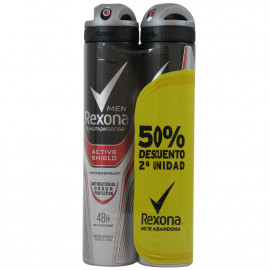 Rexona deodorant spray 2 X 200 ml. Men Active Shield.