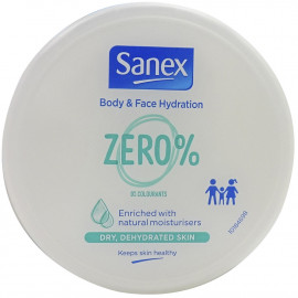Sanex crema 250 ml. Zero cara y cuerpo piel seca.