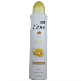 Dove desodorante spray 250 ml. Go Fresh pomelo y limón.