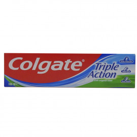 Colgate pasta de dientes 100 ml. Triple Acción.