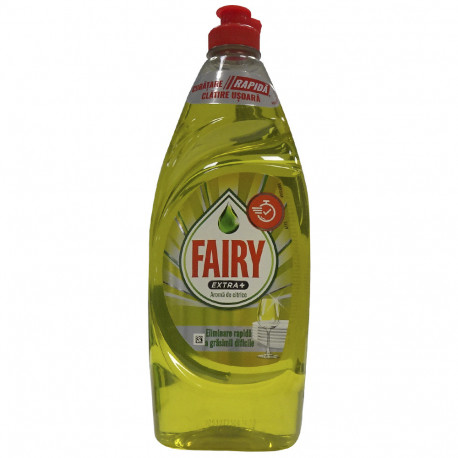 Fairy dishwasher liquid 650 ml. Lemon.