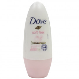 Dove desodorante roll-on 50 ml. Soft feel.