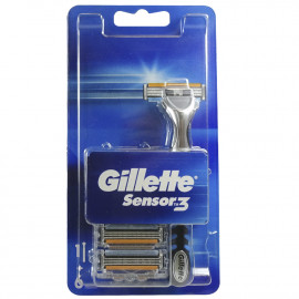 Gillette Sensor 3 maquinilla 1 u. + 6 recambios
