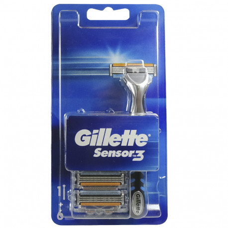 Gillette Sensor 3 razor 1 u. + 6 refill.