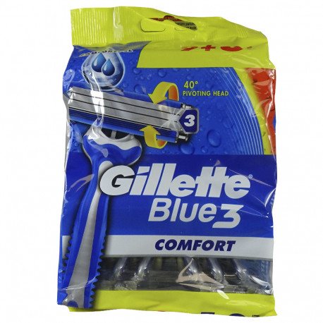 Gillette Blue III razor 9 + 3 u. Comfort. - Tarraco Import Export