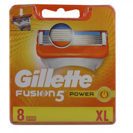 Gillette Fusion 5 power cuchillas 8 u.