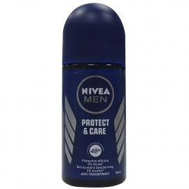 Nivea desodorante roll-on 50 ml. Men protect & care.
