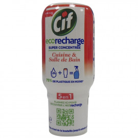 Cif degreaser recharge 70 ml. concentrated 5 in 1 kitchen & bath.