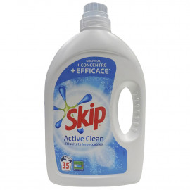 Skip detergente líquido 35 dosis 1,75 l. Active clean.