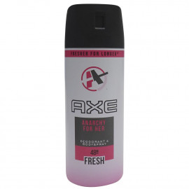 AXE desodorante bodyspray 150 ml. Fresh Anarchy For Her.