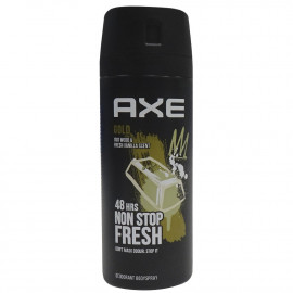 AXE desodorante bodyspray 150 ml. Gold Non Stop Fresh.