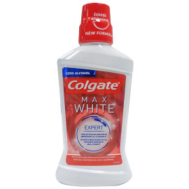 Colgate Max White Expert Whitening Mouthwash 500ml, Toiletries