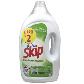 Skip detergente líquido 53+53 dosis 2X2,65 l. Frescor Intenso.