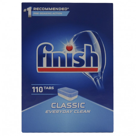 Finish dishwasher 110 u. Classic everyday clean.