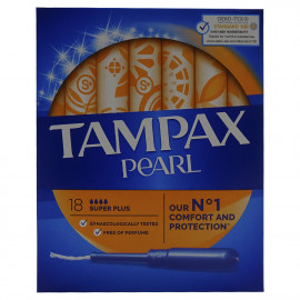 Tampax pearl 18 u. Super Plus.